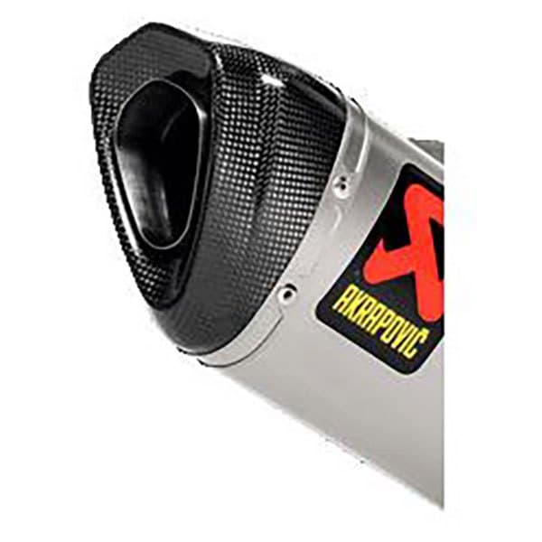 Akrapovic Endedæksel Carbon Ref:v-ec331 Sort