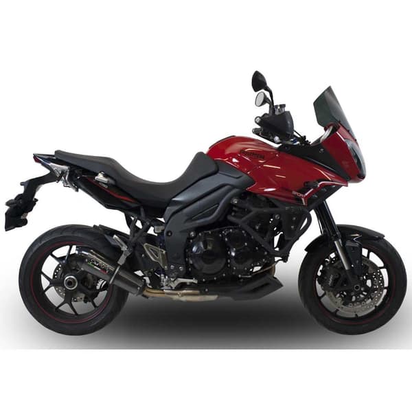 Gpr Exhaust Systems Gp Evo4 Poppy Low Tiger Sport 1050 16-19 Euro 4 Homologerad Slip On Ljuddämpare Svart Homologated