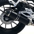 Pikkukuva 1 / 2: Arrow Street Thunder Aluminium Dark With Carbon End Cap Yamaha Yzf-r 125 ´19-22 Hyväksytty äänenvaimennin Hopeinen Homologated