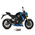 Miniatyrbillede 3 af 3: Mivv Gp Suzuki Gsx-s 750 2017-20 S.048.lxb Homologeret Slip On Lyddæmper Søvfarvet Homologated