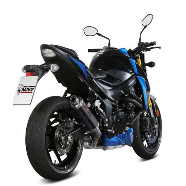 Mivv Gp Suzuki Gsx-s 750 2017-20 S.048.lxb Homologeret Slip On Lyddæmper Søvfarvet Homologated