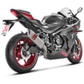 Miniatyrbild 3 av 5: Akrapovic Evolution Titanium Gsx-r 1000 17-18 Ref:s-s10e3-aplt Icke-homologiserat Komplett Avgassystem Silver Not Homologated