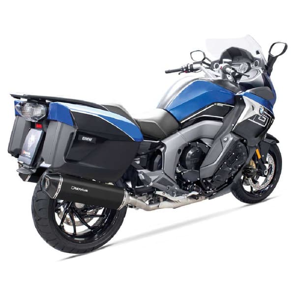 Remus Black Hawk Left Stainless Steel K 1600 Gt 17/k 1600 Gtl 118 Kw 2t16 17 Euro 4 Homologeret Slip On Lyddæmper Sort Homologated