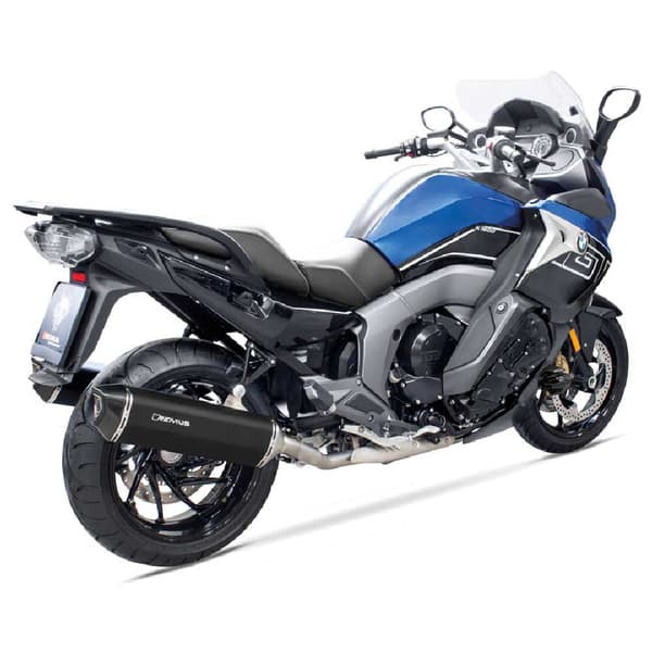 Remus Black Hawk Left Stainless Steel K 1600 Gt 17/k 1600 Gtl 118 Kw 2t16 17 Euro 4 Homologeret Slip On Lyddæmper Sort Homologated