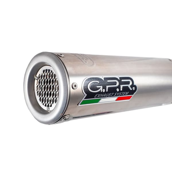 Gpr Exhaust Systems M3 Kawasaki Versys 1000 I.e. 21-22 Stainless Steel Slip On Homologeret Lyddæmper Søvfarvet Homologated