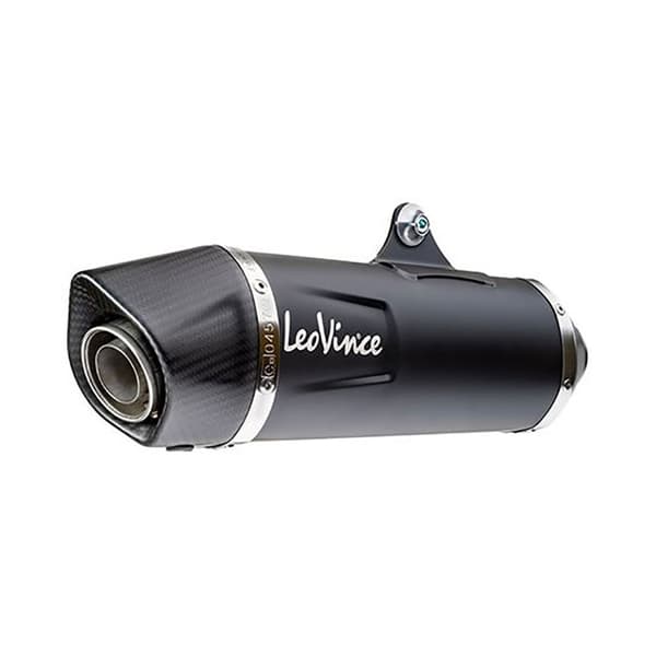 Leovince Nero Yamaha N-max 125/155 17-20 Ref:14070 Stainless Steel&carbon Homologeret Fuldlinjesystem Søvfarvet Homologated