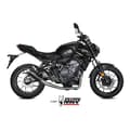 Miniatyrbillede 3 af 3: Mivv Gp Yamaha Mt-07/fz-07 2021-24 Y.065.lxbp Homologeret Fuldlinjesystem Gylden Homologated