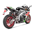 Pikkukuva 3 / 5: Akrapovic Line Carbon Rsv4/tuono V4 17-18 Ref:s-a10so9-rc Ei-homologoitu Slip-on äänenvaimennin Musta Not Homologated