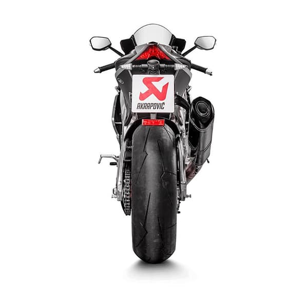 Akrapovic Line Carbon Rsv4/tuono V4 17-18 Ref:s-a10so9-rc Ei-homologoitu Slip-on äänenvaimennin Musta Not Homologated