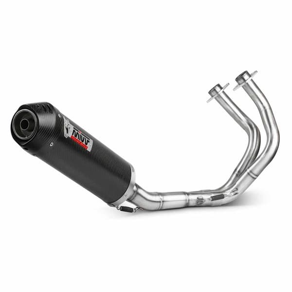 Mivv Oval Kawasaki Ninja 650/z650 2017-23 K.044.l3c Typgodkänt Komplett Avgassystem Silver Homologated