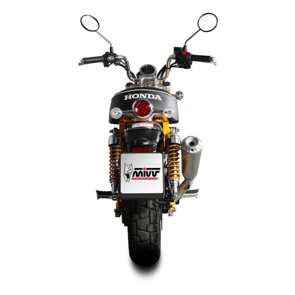Mivv X-m1 Honda Monkey 2018-20 H.082.lc4t Homologoitu Täydellinen Linjajärjestelmä Hopeinen Homologated