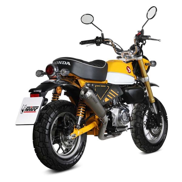 Mivv X-m1 Honda Monkey 2018-20 H.082.lc4t Homologoitu Täydellinen Linjajärjestelmä Hopeinen Homologated