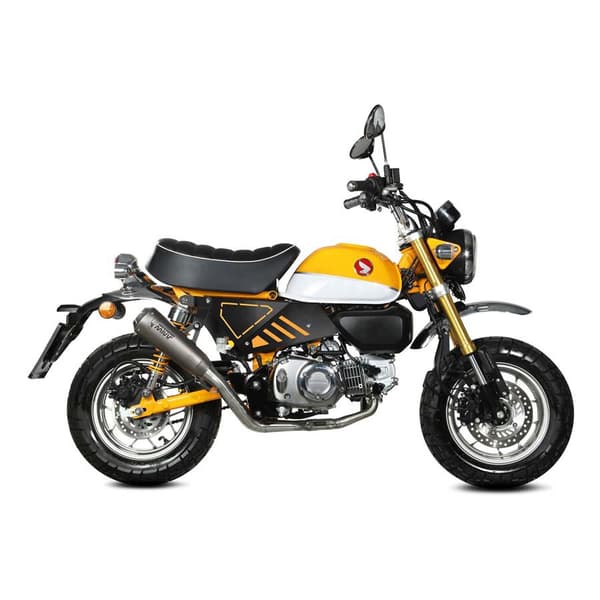 Mivv X-m1 Honda Monkey 2018-20 H.082.lc4t Homologoitu Täydellinen Linjajärjestelmä Hopeinen Homologated