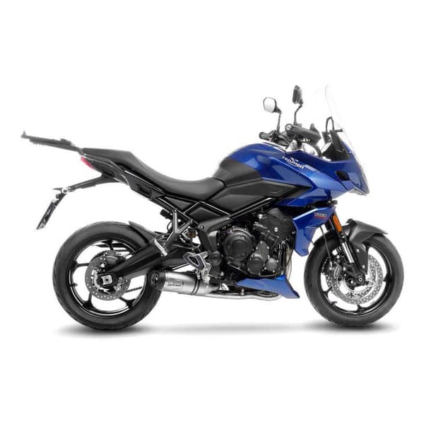Leovince Lv One Evo Triumph Tiger Sport 660 22/trident 660 21-22 Ref:14385e Stainless Steel&carbon Slash Cut Homologoitu Täydellinen...