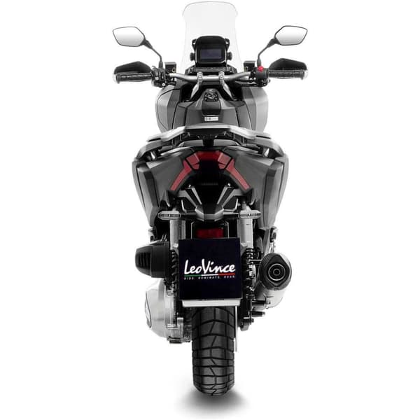 Leovince Lv One Evo Honda Adv 350 22/sh 350i 21-22 Ref:14381ek Stainless Steel&carbon Homologerad Ljuddämpare Silver Homologated