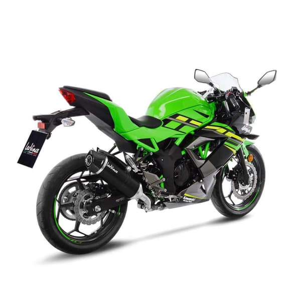 Leovince Lv One Evo Kawasaki Ninja/z 125 19-22 Ref:14294e Carbon Hyväksytty äänenvaimennin Hopeinen Homologated