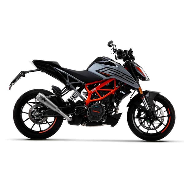 Arrow Pro-race Nichrom Ktm Duke 125 / 390 ´21-23 Ei-hyväksytty äänenvaimennin Hopeinen Not Homologated