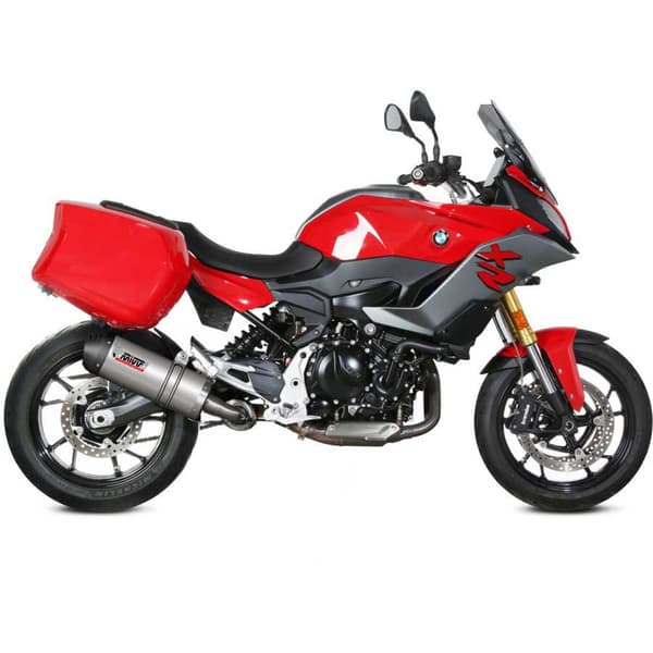 Mivv Oval Bmw F 900 Xr 2020-24 B.037.lnc Homologeret Slip On Lyddæmper Søvfarvet Homologated