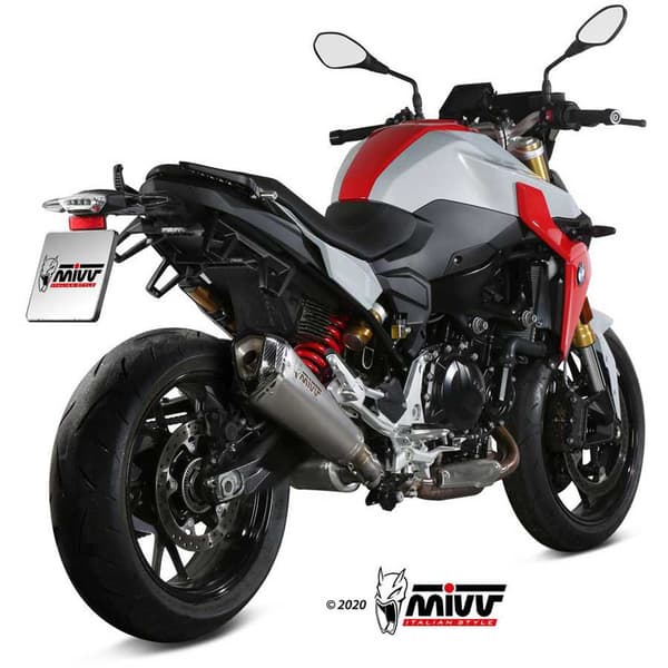 Mivv Delta Race Bmw F 900 R 2020-24 B.038.ldrx Homologeret Slip On Lyddæmper Søvfarvet Homologated
