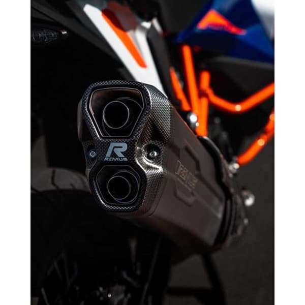 Remus 8 2.0 For Ktm 1290 Super Adventure R/s From 2021 Euro 5 Ec Ikke-godkendt Lyddæmper Søvfarvet Not Homologated