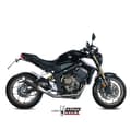 Miniatyrbild 3 av 3: Mivv Gp Honda Cb 650 R/cbr 650 R 2019-23 H.072.l2p Typgodkänt Komplett Avgassystem Silver Homologated