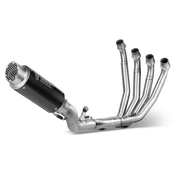 Mivv Gp Honda Cb 650 R/cbr 650 R 2019-23 H.072.l2p Homologoitu Täydellinen Linjajärjestelmä Hopeinen Homologated