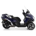 Pikkukuva 2 / 3: Arrow Urban Aluminium Dark With Carbon End Cap Peugeot Metropolis 400 ´17-21 Hyväksytty äänenvaimennin Hopeinen Homologated