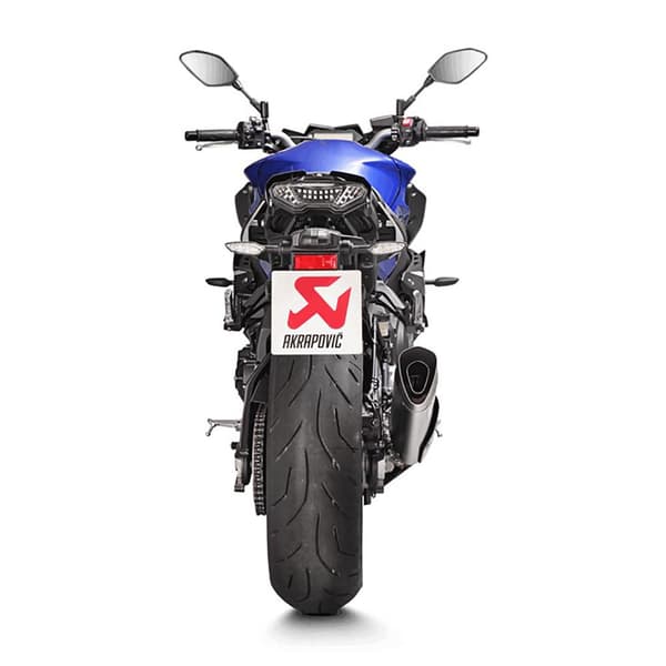 Akrapovic Line Titanium Mt-10/fz-10 16-18 Ref:s-y10so15-hapt Ei-homologoitu Slip-on äänenvaimennin Musta,Hopeinen Not Homologated