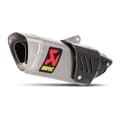Pikkukuva 1 / 5: Akrapovic Line Titanium Mt-10/fz-10 16-18 Ref:s-y10so15-hapt Ei-homologoitu Slip-on äänenvaimennin Musta,Hopeinen Not Homologated