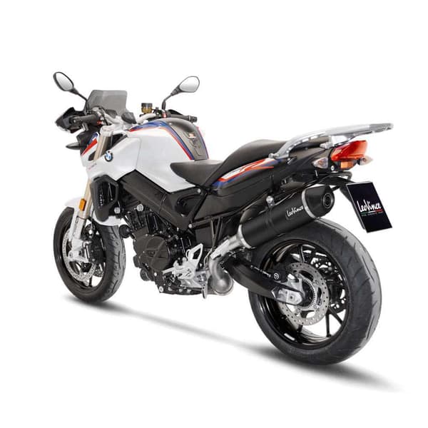 Leovince Lv One Evo Black Edition Bmw F 800 Gt/r 17-20 Ref:14356eb Stainless Steel&carbon Homologeret Lyddæmper Søvfarvet Homologated