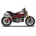 Miniatyrbild 3 av 3: Akrapovic Värmesköld Kol Ftr 1200/s 20 Ref:p-hsin12e1 Svart
