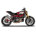 Miniatyrbild 2 av 3: Akrapovic Värmesköld Kol Ftr 1200/s 20 Ref:p-hsin12e1 Svart