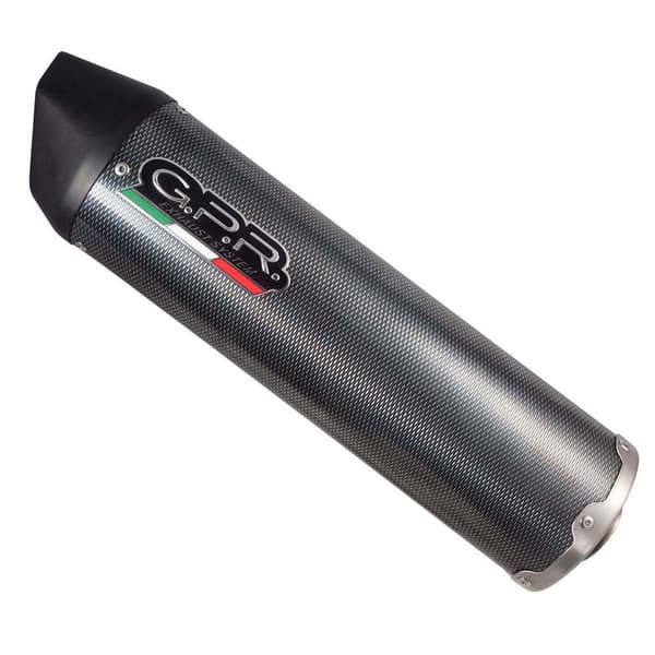 Gpr Exhaust Systems Furore Poppy Yamaha Wr 250 F 01-06 Ref:y.165.1.fupo Oval Lyddæmper Typegodkendt Sort Homologated