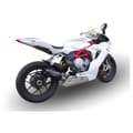 Miniatyrbillede 2 af 3: Gpr Exhaust Systems Furore F3 675 12-16 Homologeret Slip On Lyddæmper Sort Homologated