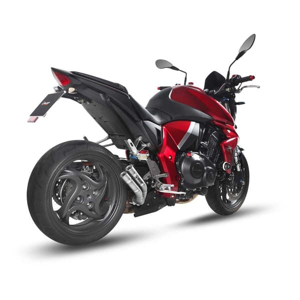 Mivv Double Gun Honda Cb 1000 R 2008-17 H.041.ldgx Homologeret Slip On Lyddæmper Søvfarvet Homologated