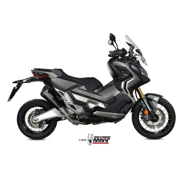 Mivv Delta Race Honda X-adv 750 2017-24 H.066.ldrb Homologeret Slip On Lyddæmper Søvfarvet Homologated