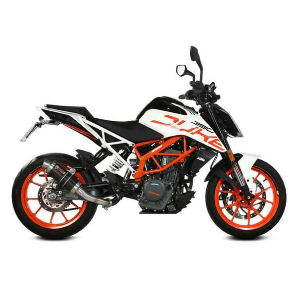 Mivv Ktm 125/390 Duke/rc 125/390 2017-20 Katalytisk Dæmper Søvfarvet