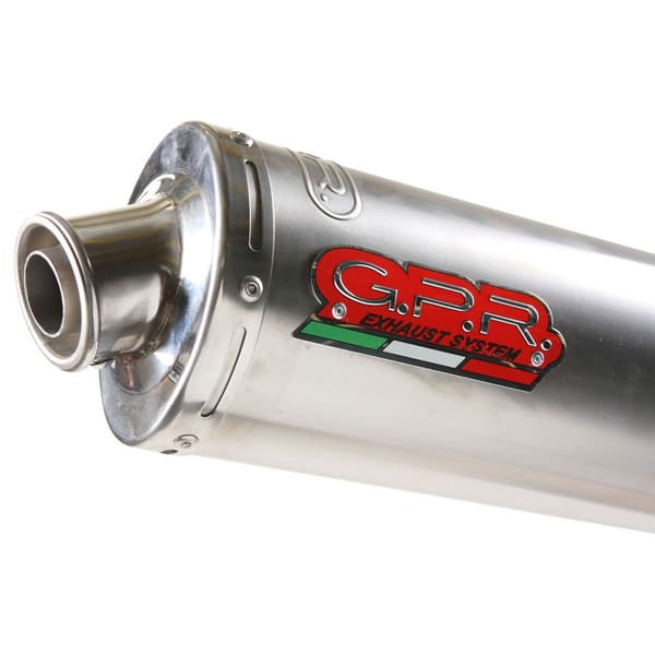 Gpr Exhaust Systems Tondo/round Inox Homologoitu Pultattava äänenvaimennin Hopeinen Homologated