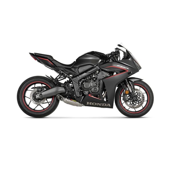 Akrapovic Honda Cb/cbr 650 R 650 2024 Ikke-homologeret Slip-on Lyddæmper Søvfarvet Not Homologated