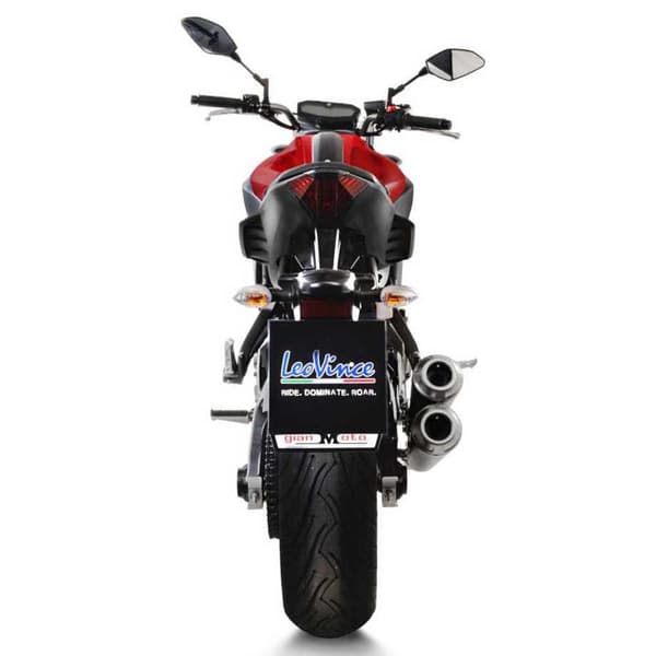 Leovince Gp Duals Yamaha Mt-07/fz-07 14-16/mt-07/fz-07 17-20 Ref:15107 Stainless Steel Homologoitu Täydellinen Linjajärjestelmä Hopeinen...
