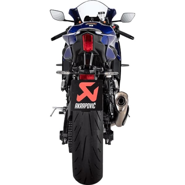 Akrapovic Yamaha Yzf R Titanium Ikke-homologeret Fuldt Linjesystem Søvfarvet Not Homologated