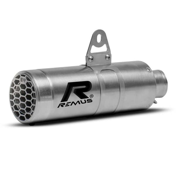 Remus Mesh With Removable Sound Insert For Ktm 390 Adventure From 2021 Euro 5 Ec Ikke-godkendt Lyddæmper Søvfarvet Not Homologated