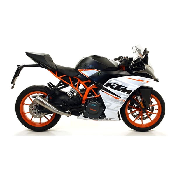 Arrow Linkkiputki Ei Kataloitu Ktm Duke 125 ´17-20/rc 390 ´17-20 Hopeinen