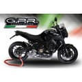 Pikkukuva 10 / 10: Gpr Exhaust Systems Yamaha Tracer 900 Gt 2018-2020 With Catalyst Db Killer Homologoitu Täydellinen Linjajärjestelmä Hopeinen Homologated