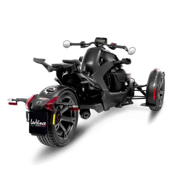 Leovince Lv One Evo Can-am Ryker 600/900 19-22 Ref:14404e Stainless Steel&carbon Ikke-godkendt Lyddæmper Søvfarvet Not Homologated