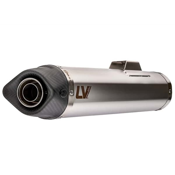 Leovince Lv One Evo Can-am Ryker 600/900 19-22 Ref:14404e Stainless Steel&carbon Ikke-godkendt Lyddæmper Søvfarvet Not Homologated
