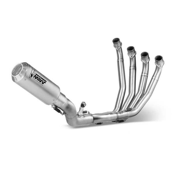 Mivv Mk3 Honda Cb 650 R/cbr 650 R 2019-23 H.072.sm3x Ei-homologoitu Täydellinen Pakokaasujärjestelmä Hopeinen Not Homologated