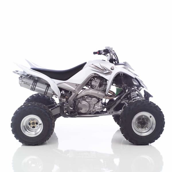 Leovince X3 Yamaha Yfm 700 R Raptor 06-12 Ref:3894 Ei-hyväksytty äänenvaimennin Hopeinen Not Homologated
