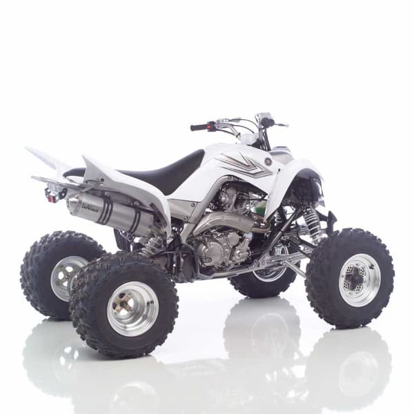Leovince X3 Yamaha Yfm 700 R Raptor 06-12 Ref:3894 Ei-hyväksytty äänenvaimennin Hopeinen Not Homologated
