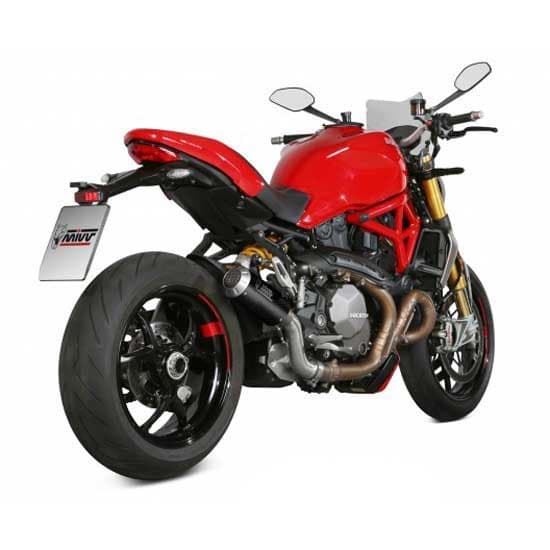 Mivv Mk3 Ducati Monster 821 2018-20/monster 1200 2017-21 D.041.sm3c Ikke-homologeret Slip-on Lyddæmper Søvfarvet Not Homologated
